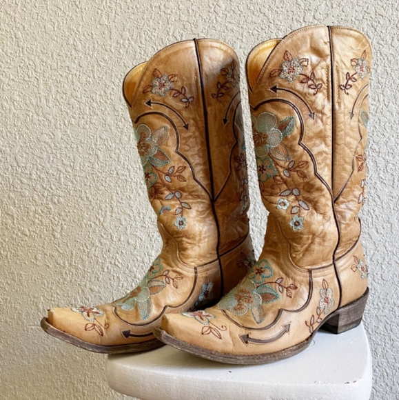 Old Gringo Shoes - Old Gringo Embroidered Cowboy Boots Sz 10